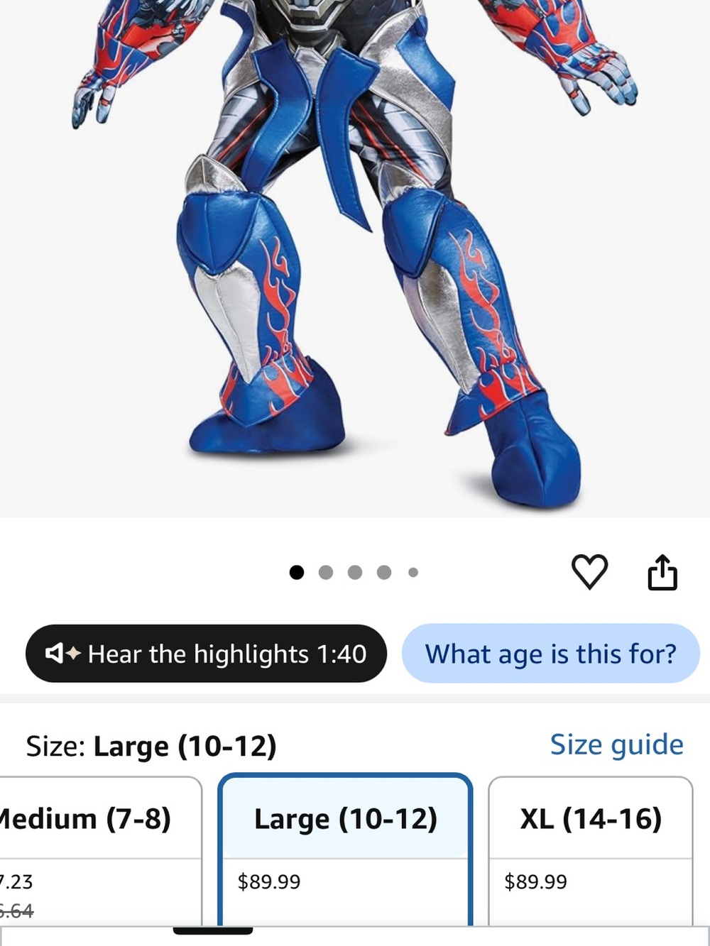 Boys Transformers Optimus Prime - Picture 5 of 6